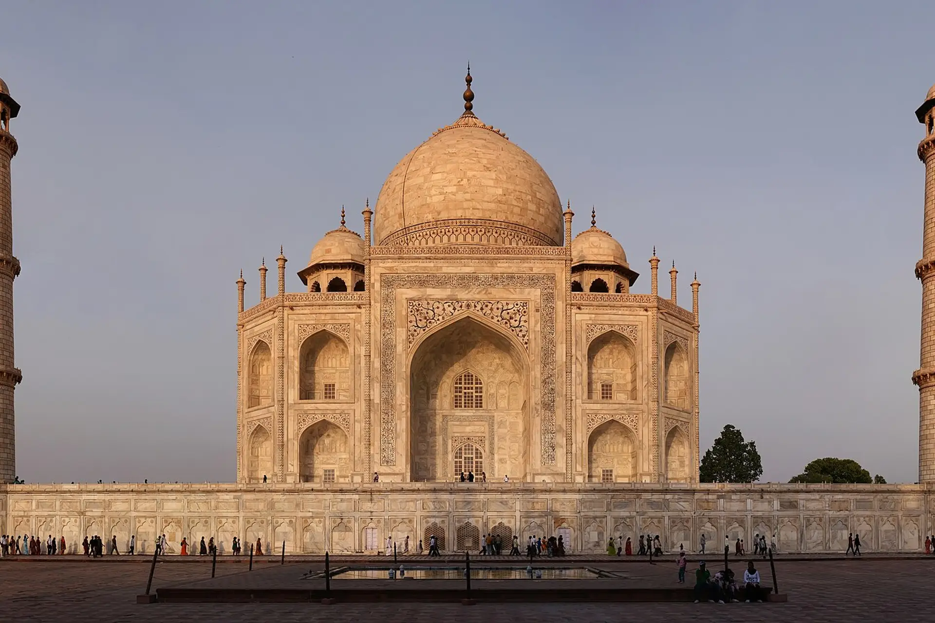 The Taj Mahal at Agra, Uttar Pradesh