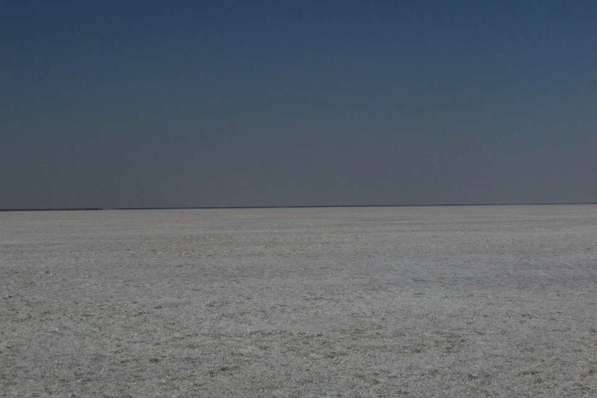The white salt desert of the Rann of Kutch, Gujarat