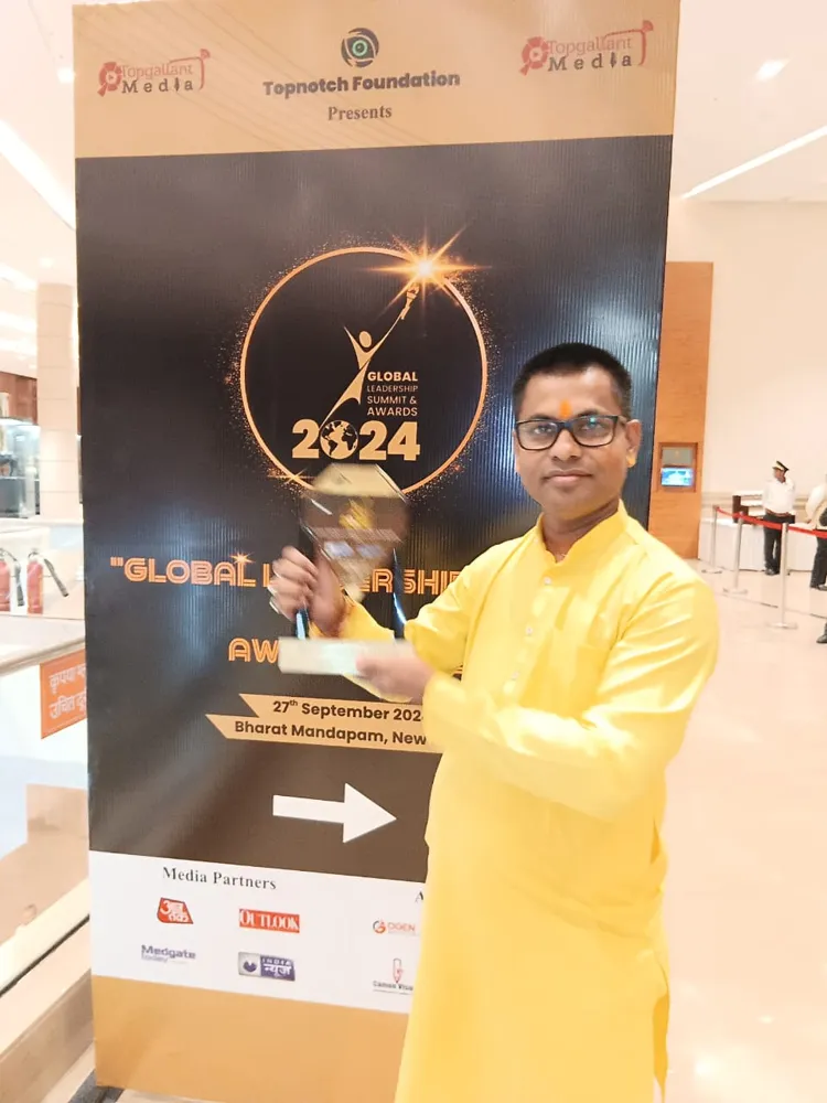 Chittaranjan Shastri at an industry recognition and media event