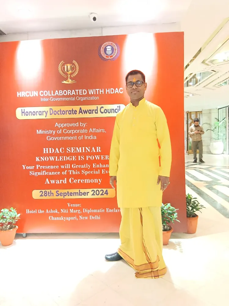 Chittaranjan Shastri at an industry recognition and media event