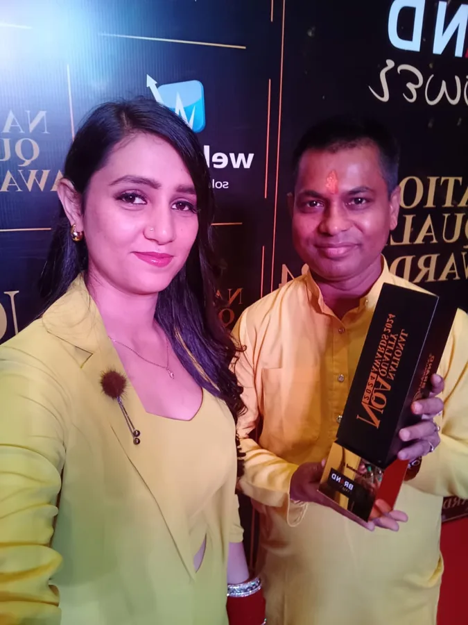 Chittaranjan Shastri at an industry recognition and media event